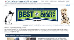 Desktop Screenshot of columbiavetcenter.com